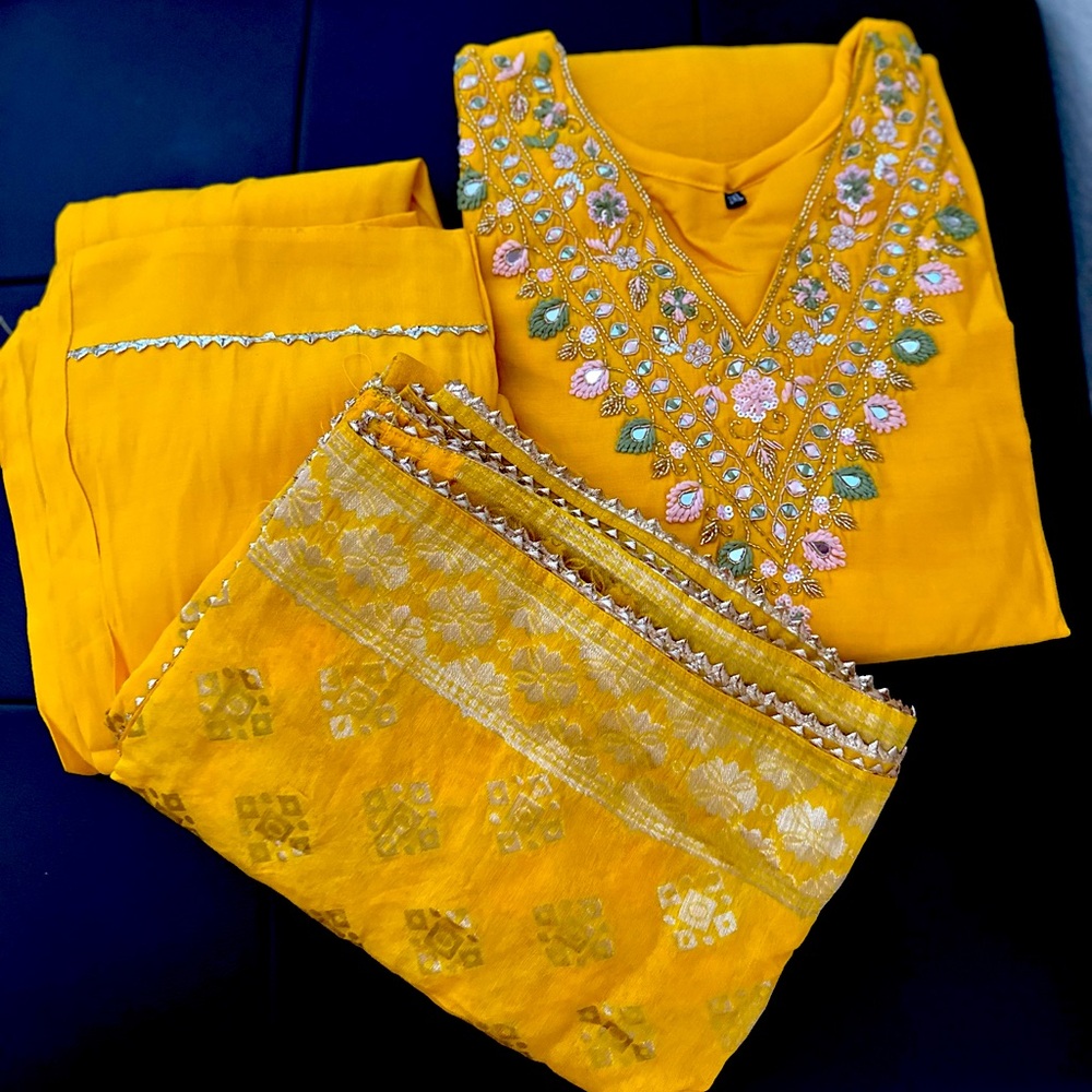Yellow Kurti set